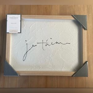 16” x 12” Wall Frame Decor ‘Je Taime’